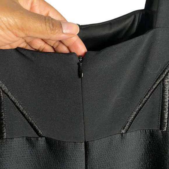 Amanda Wakeley Women's Black Bandage Mini Bodice Dress - Picture 10 of 12